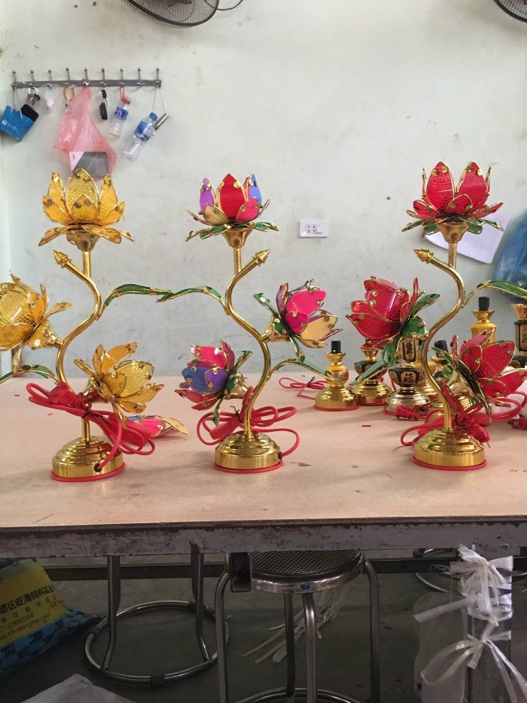 đèn thờ cành 35P (3 bông) (HP)