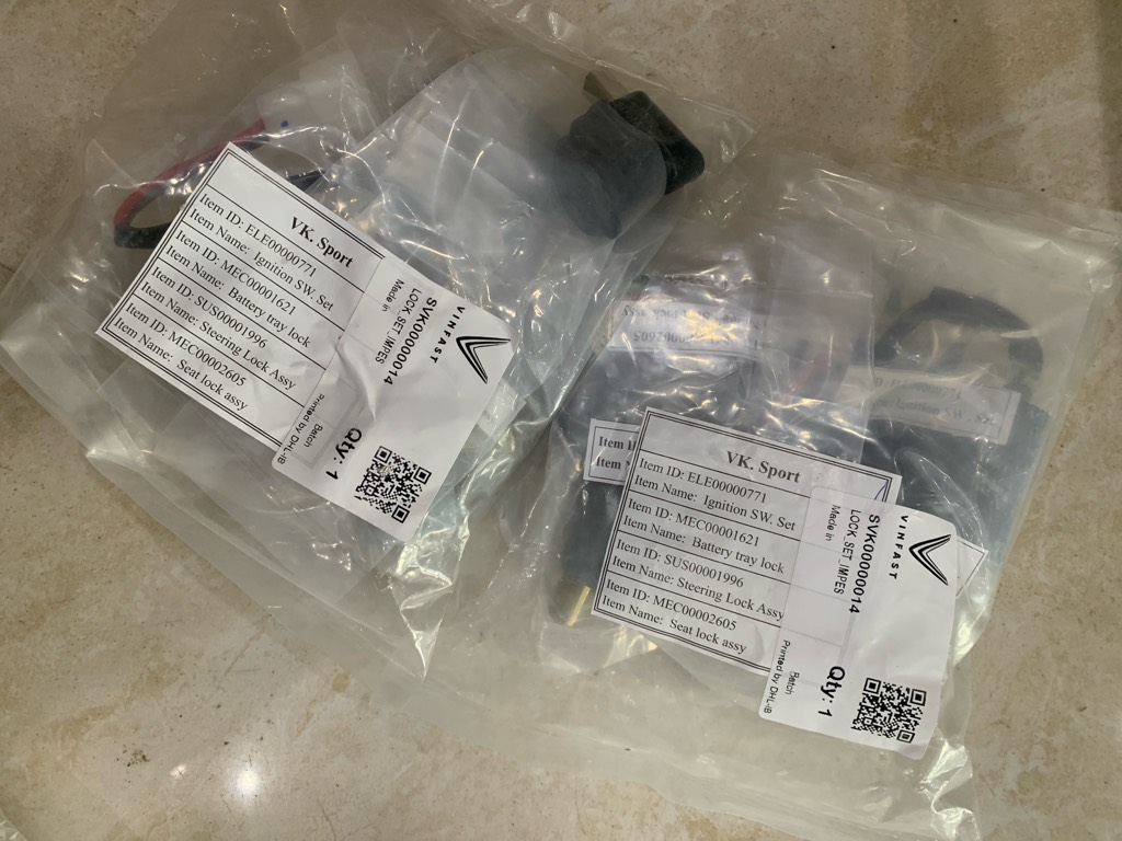 Bộ khoá xe máy điện Vinfast Impes