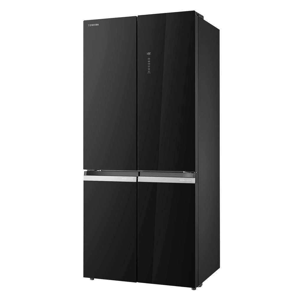 tủ lạnh toshiba RF665WIA-PGV(22)-XK (4 cánh gương đen đông mền)