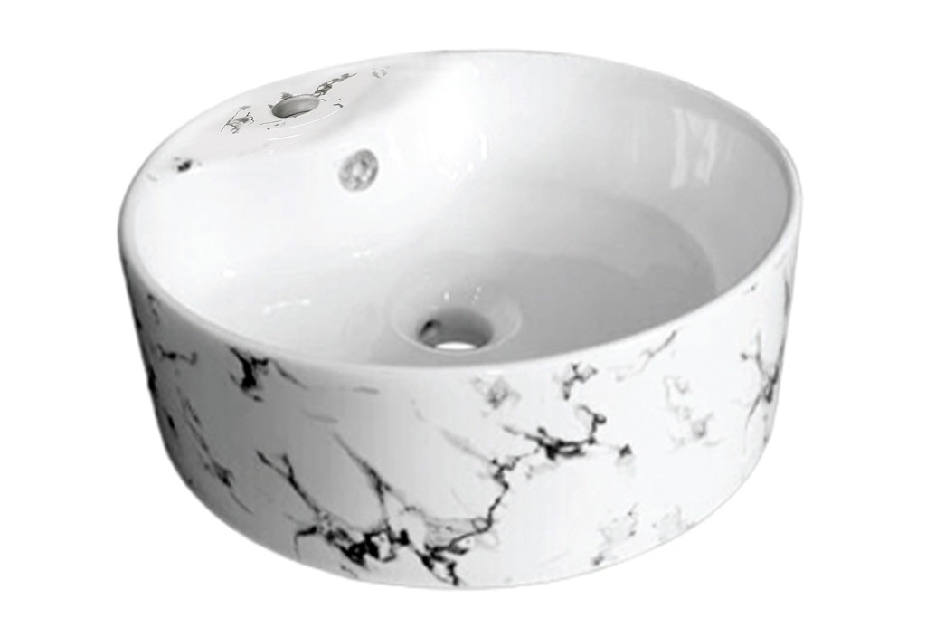 Chậu lavabo dương bàn vân đá KW-8219