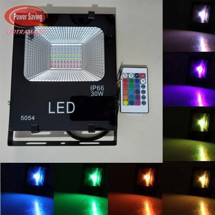 Pha đèn led đổi màu 5054/30WD h/a