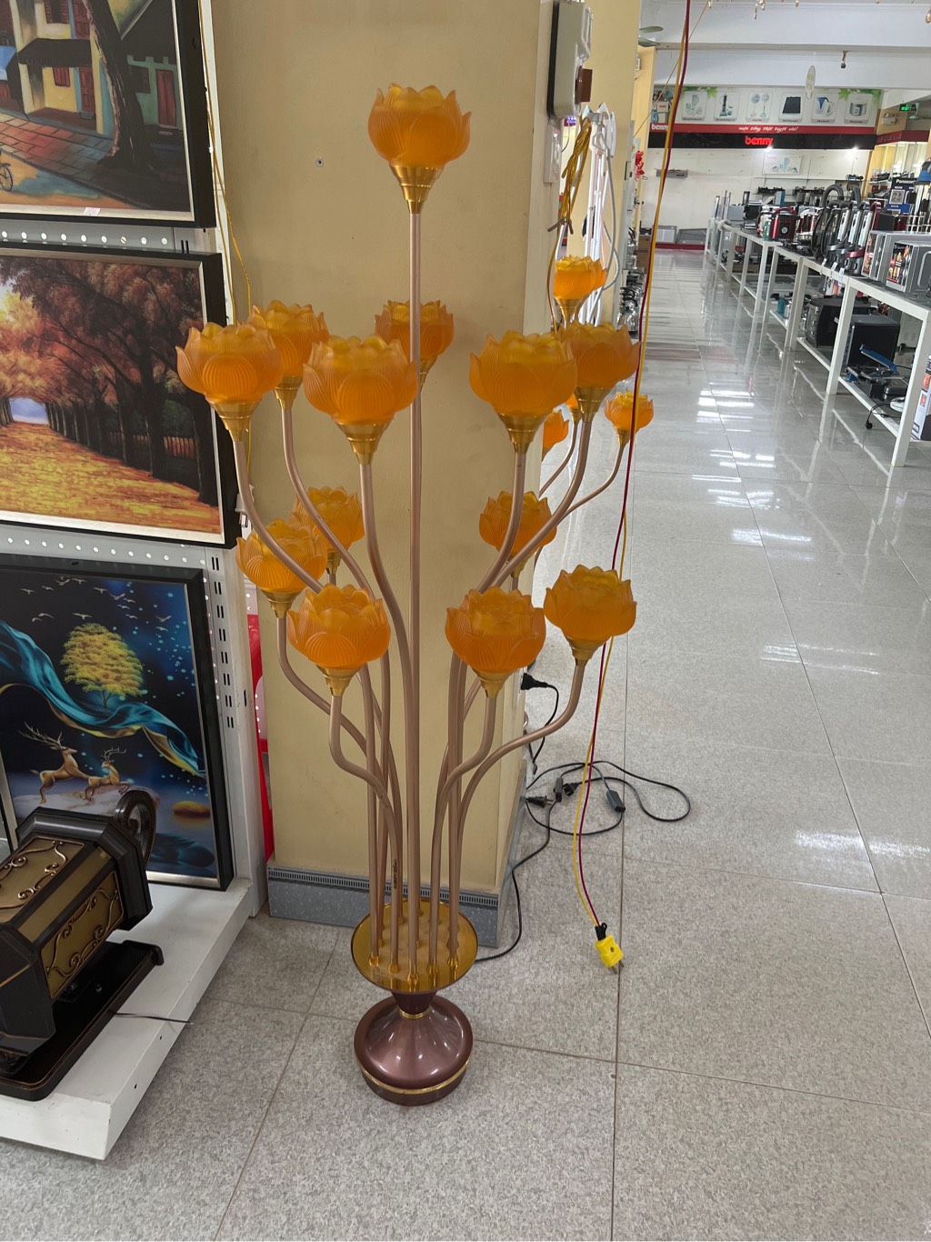 đèn thờ đồng xịn 13 ngọn (hp)