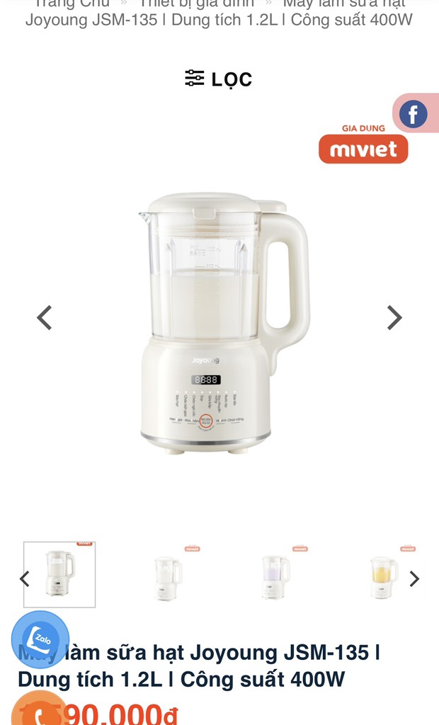 Máy xay sữa hạt JOYOUNG JSM-135/1.2L