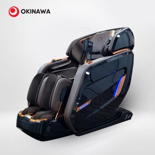 Ghế Massage Okinawa S918 Black cao cấp 6D