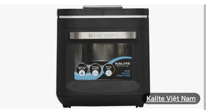Nồi chiên không dầu hơi nước+hấp KALITE-STEAM-X