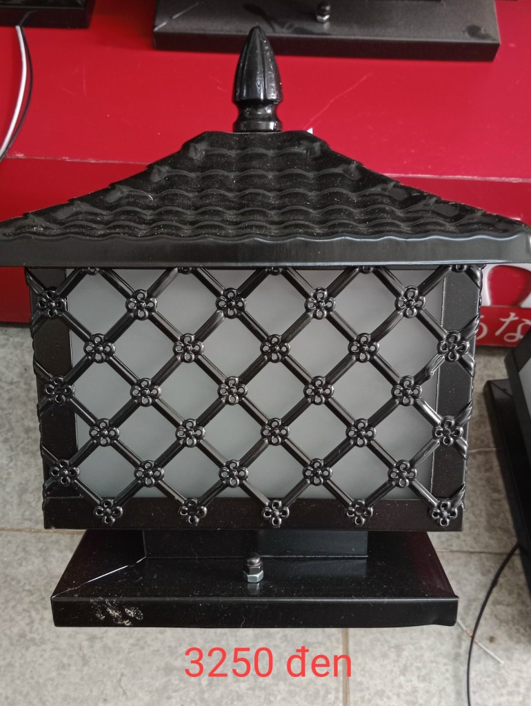 đèn chùa ngồi đen 3250/250 BK (h/a)