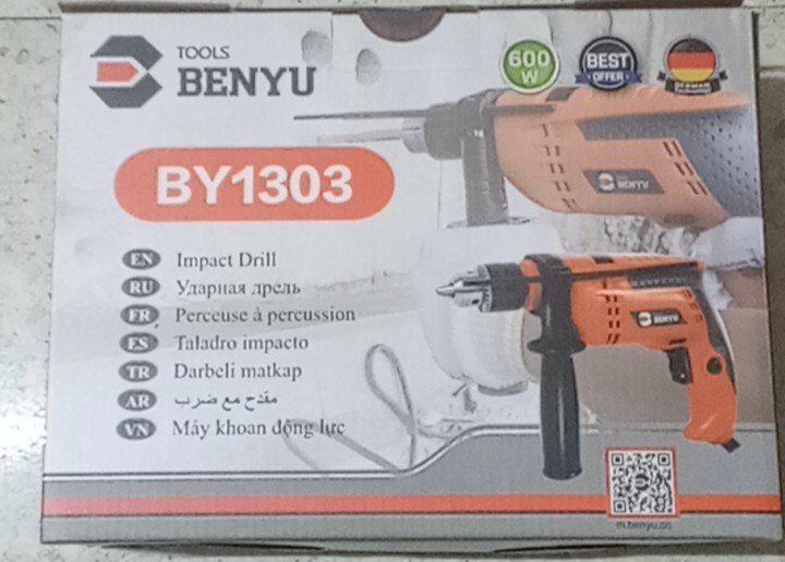 Máy khoan BENYU-BY1303 đầu 13mm