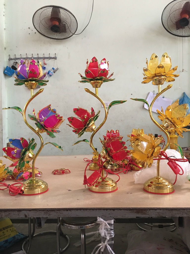 đèn Thờ cành 55P (3bông) (HP)