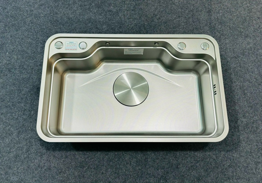 Chậu rửa bát Gento GT04-7848 smart inox chống xước