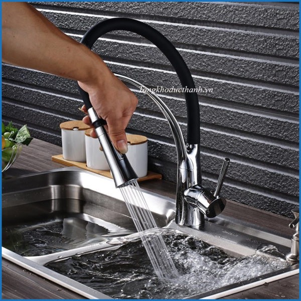 Vòi rửa bát Roslerer RL-909 Black cao cấp