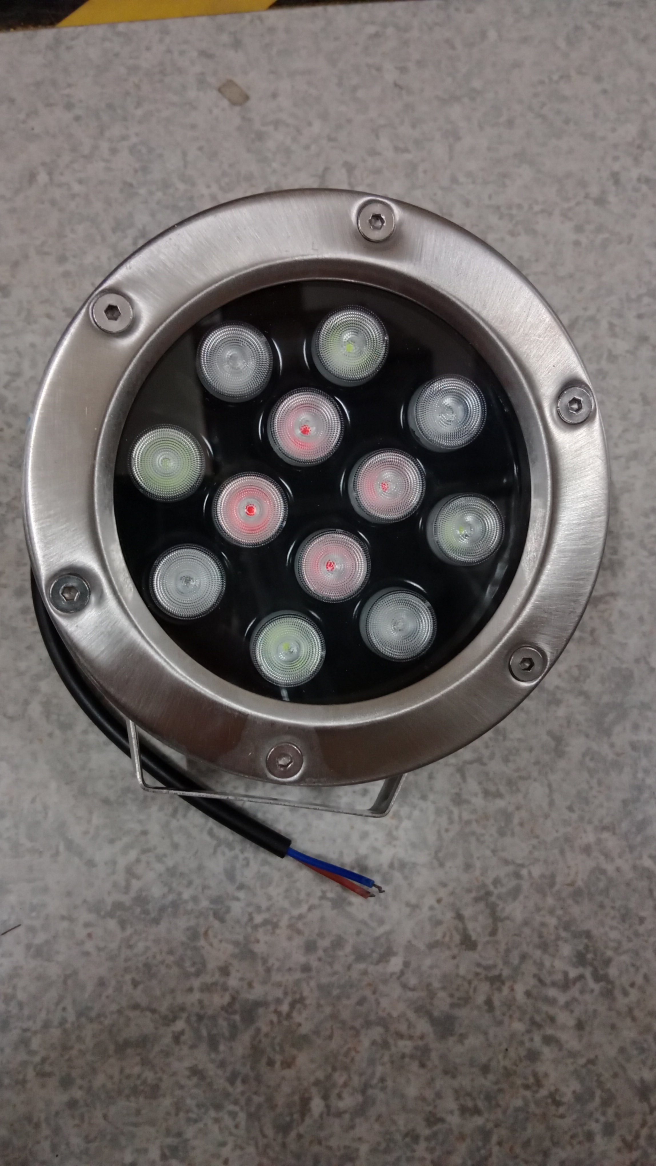 đèn âm nước 12W/24V RGB đổi màu h/a