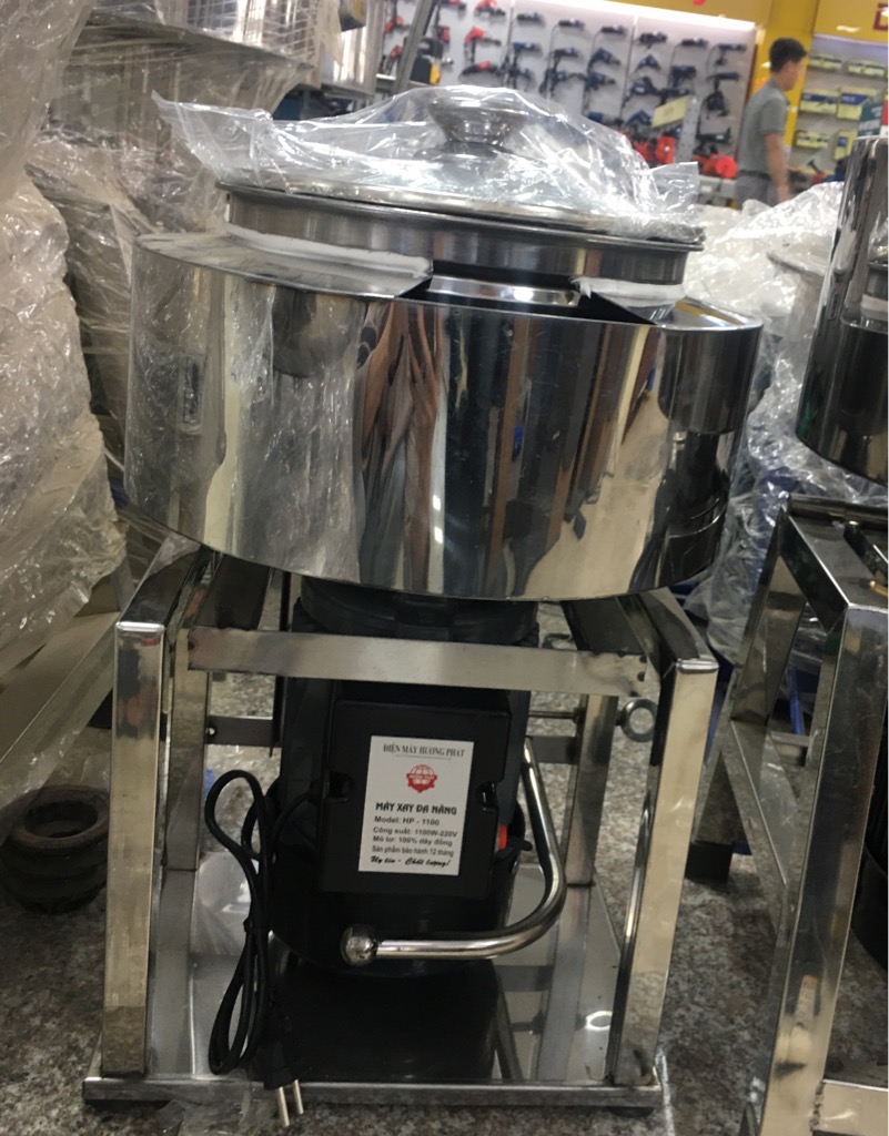 Máy xay giò HP1100 1.1KW Nồi 22 (bao đá) vung kính dao liền (hp)