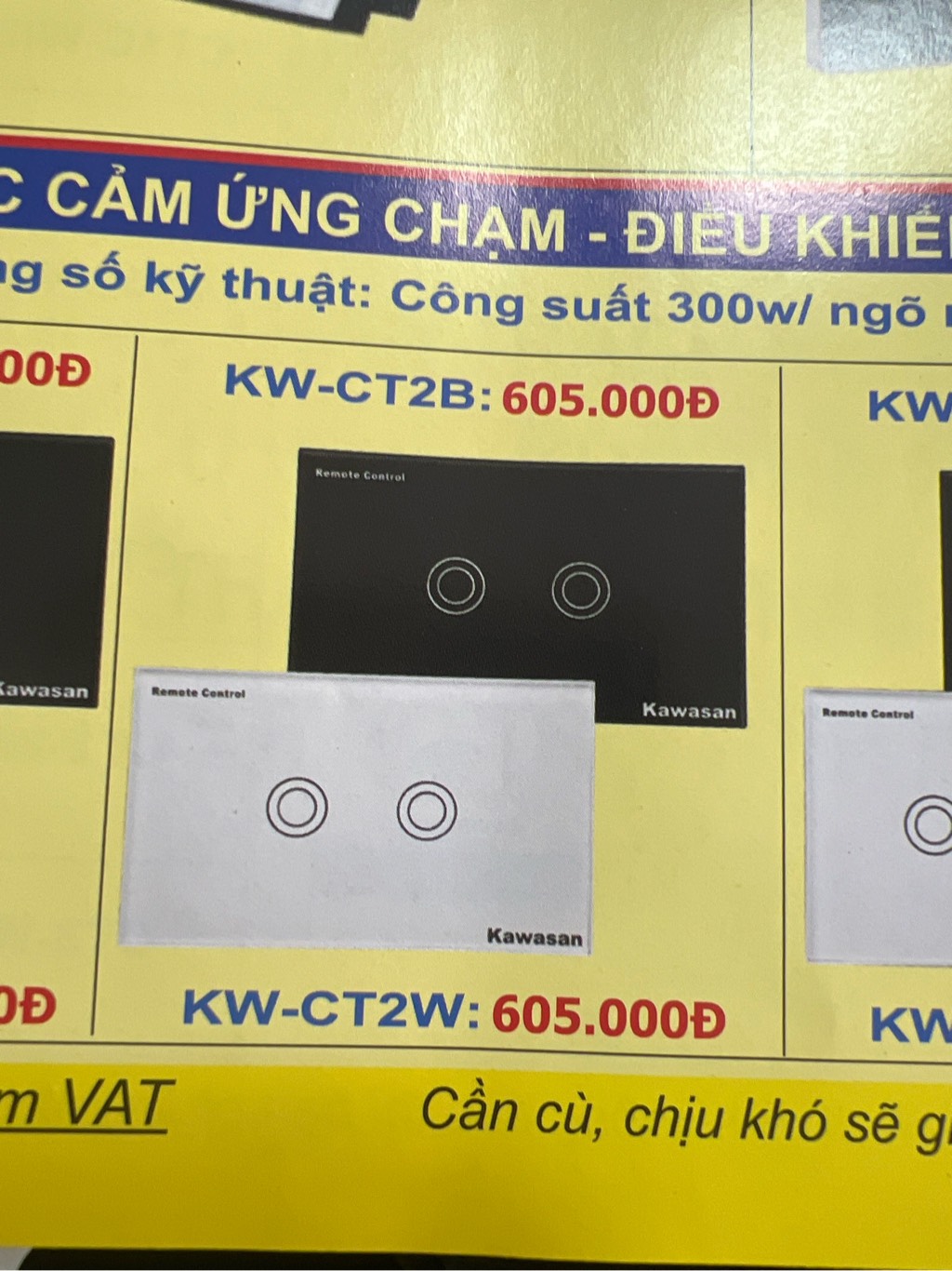 Công tắc kết nối Wifi KAWASAN-CT2N-WIFI-B (2 công tắc đen)