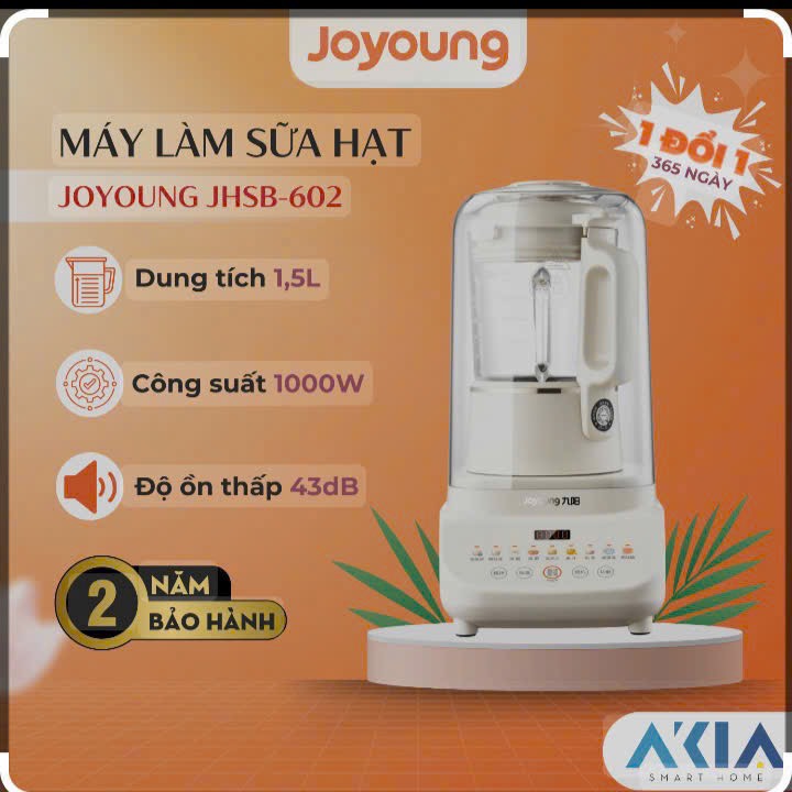 Máy xay sữa hạt JOYOUNG JHSB-602/1.5L chống ồn