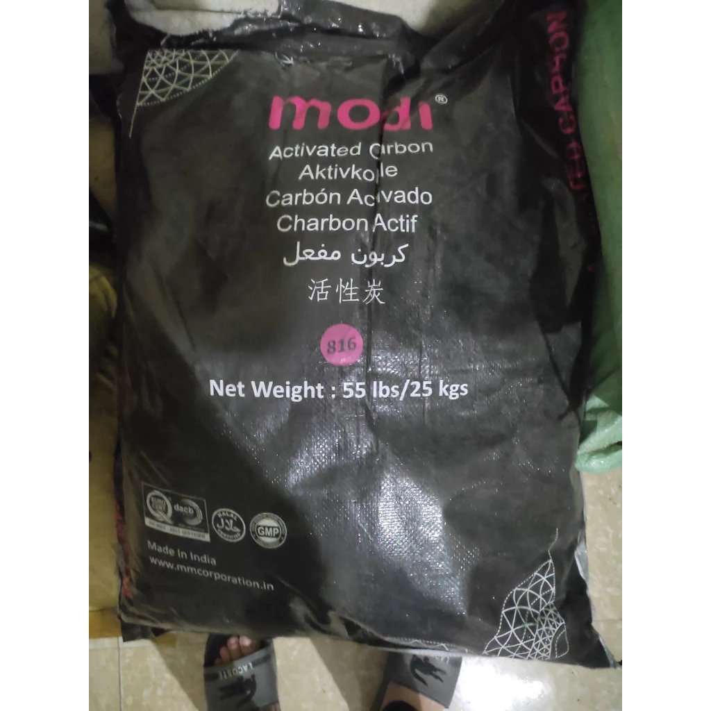 Than hoạt tính ấn độ xịn lọc thẩm thấu (1b=25kg)