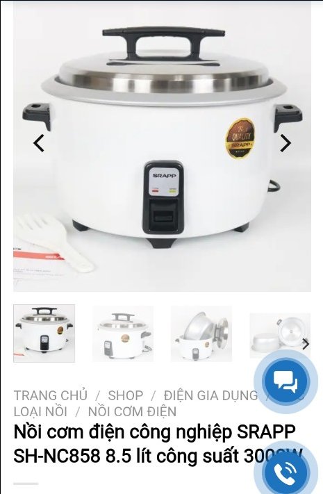 Nồi cơm điện SHAPP SH-NC858/3000W/8.5L