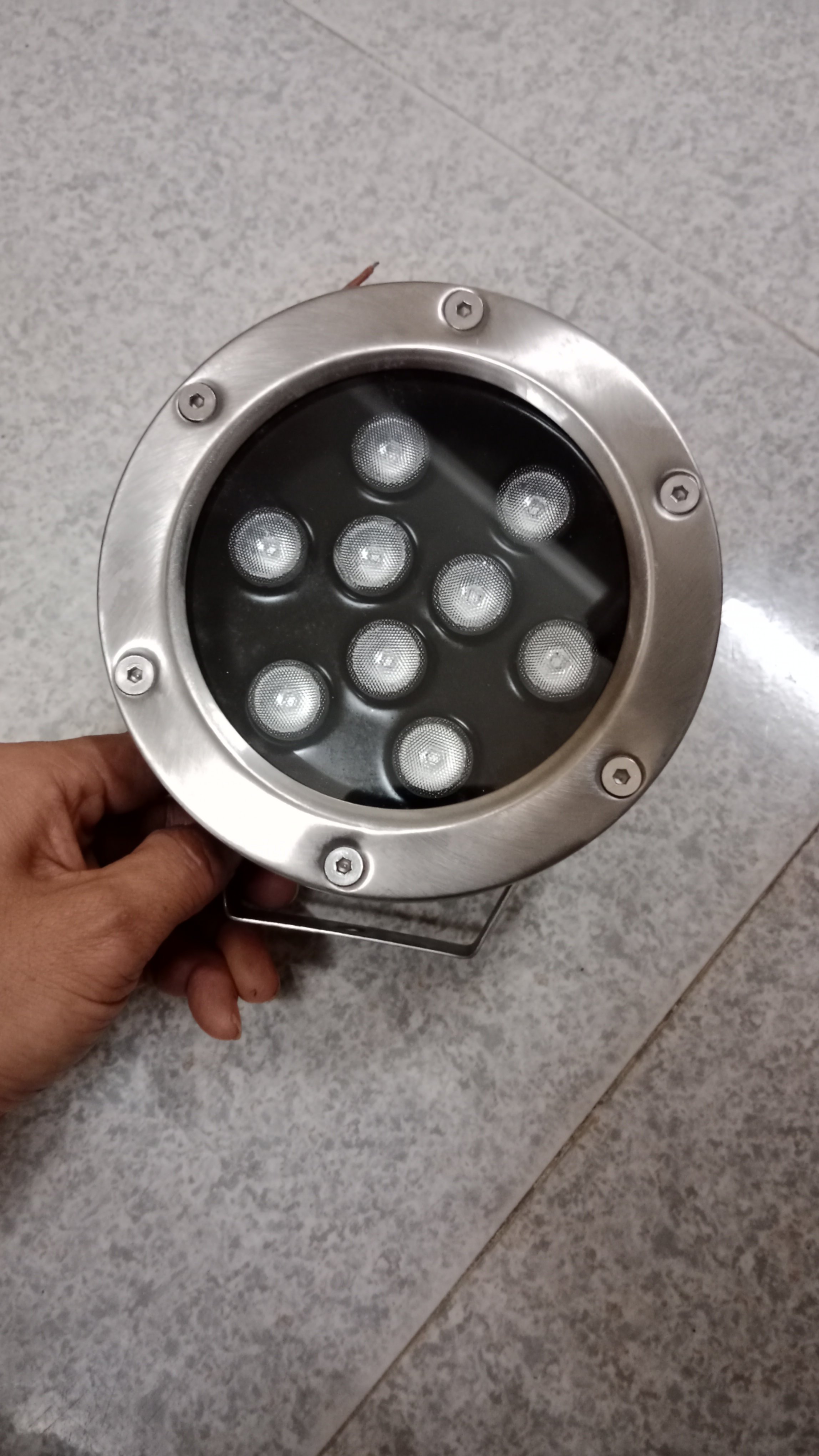 đèn âm nước 9W/24V RGB đổi màu h/a