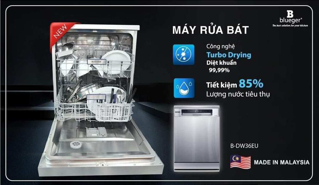 Máy rửa bát BLUEGER B-DW36EU