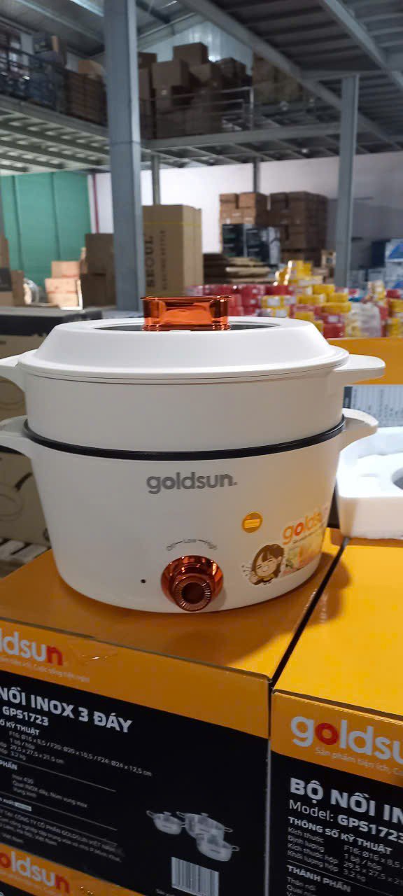 Lẩu điện Goldsun có xửng hấp GMC3002