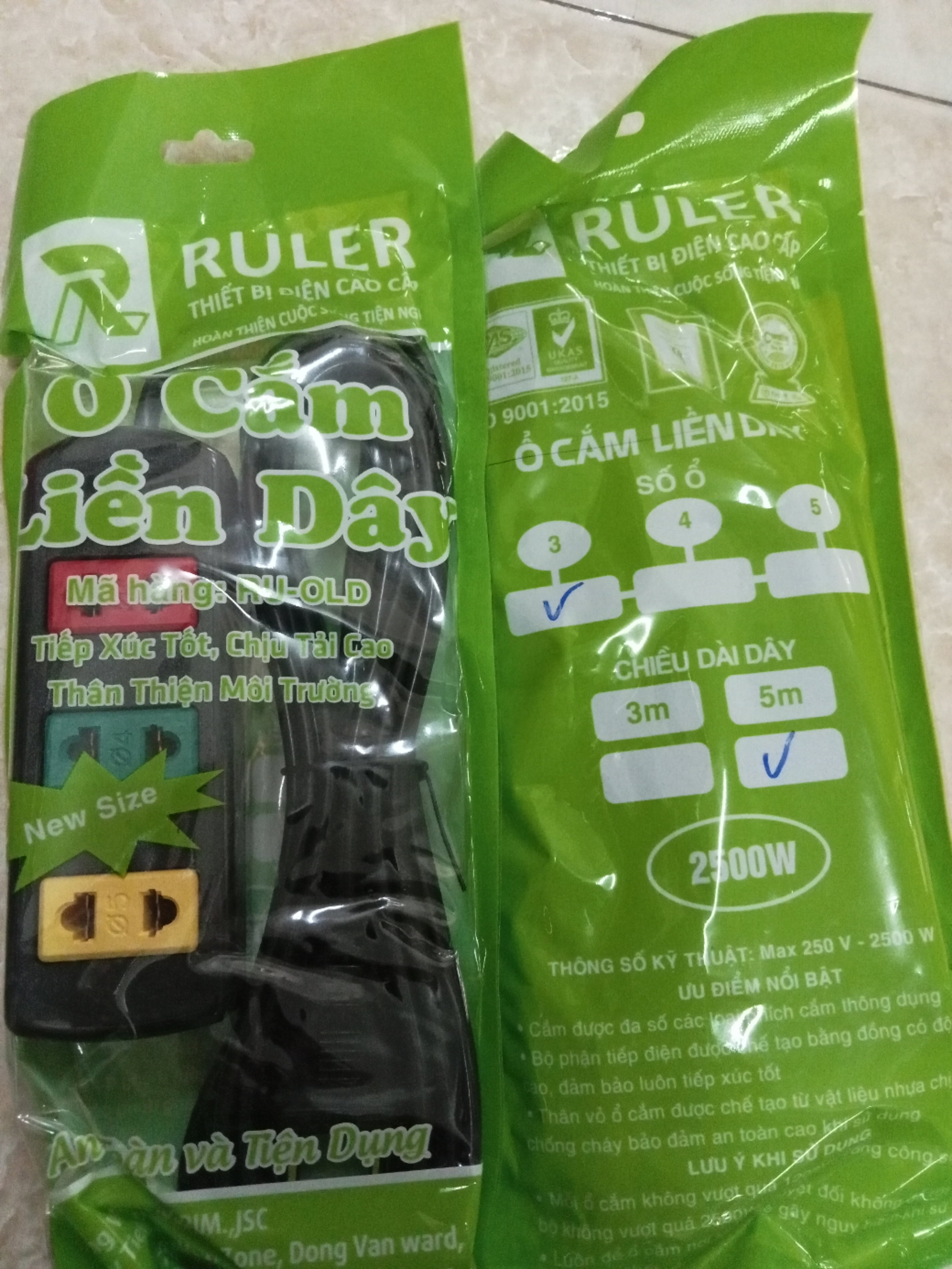 ổ dây Rule 3T/5M nhựa OND35 (1th=30c)