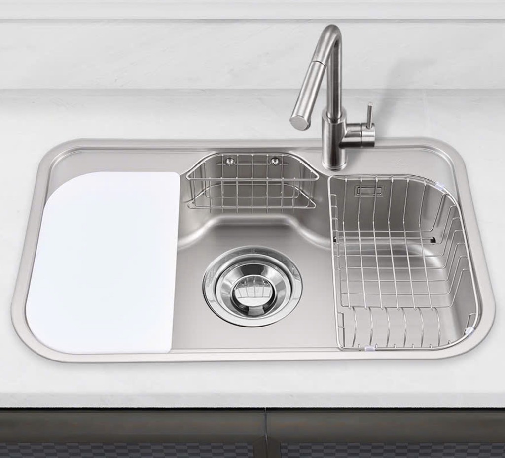 Chậu rửa bát inox cao cấp KEEPER KP-NB8050SU tặng 1 vòi rửa bát CR888 , Bh 10 năm