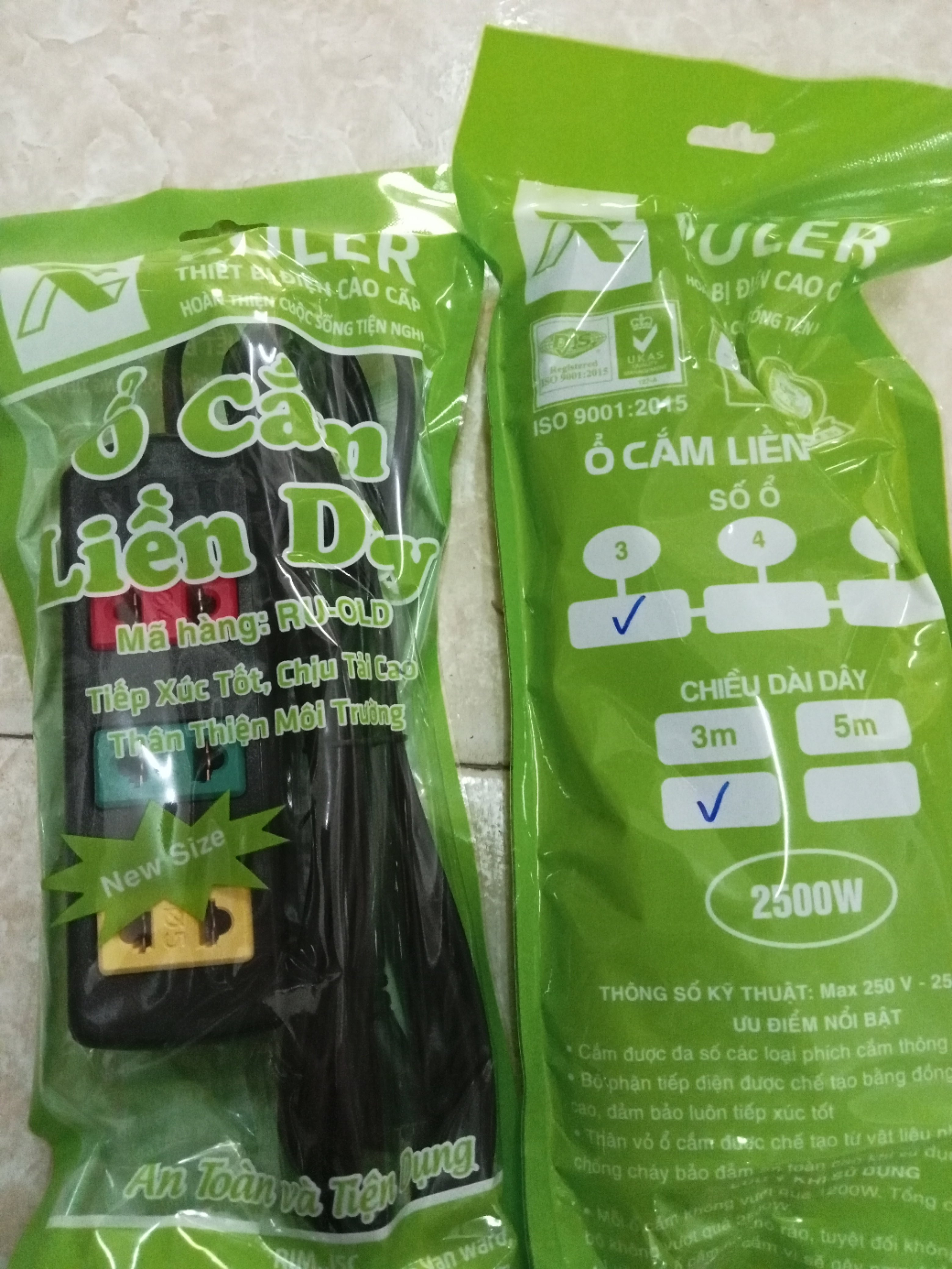 ổ dây Rule 3T/3M nhựa ODN33 (1th=30c)