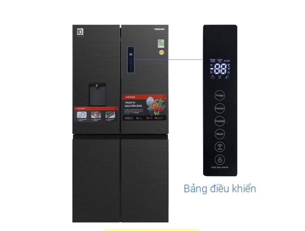 tủ lạnh toshiba RF606WI-PMV (60)