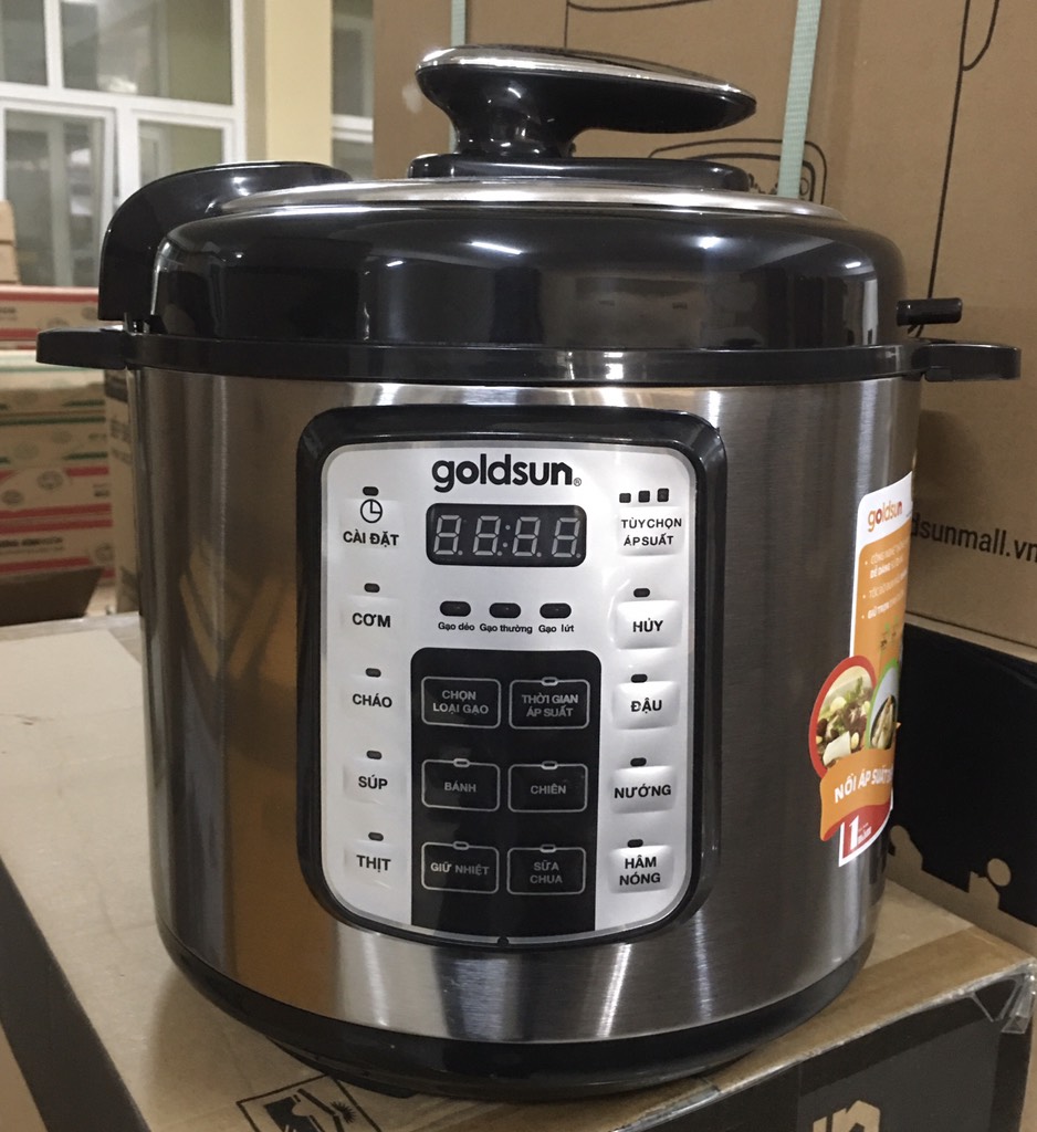 Nồi áp suất điện tử Goldsun CD4701-6L (1T=2c) bỏ mã