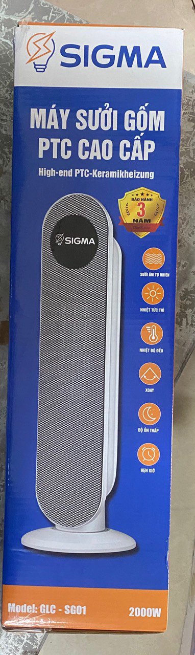 Quạt sưởi gốm SIGMA GLC-SG01