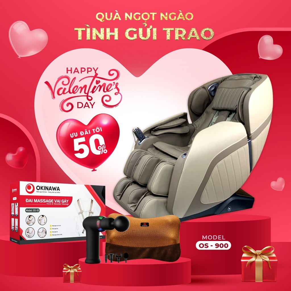 Ghế massage OS900 pro Brown Okinawa