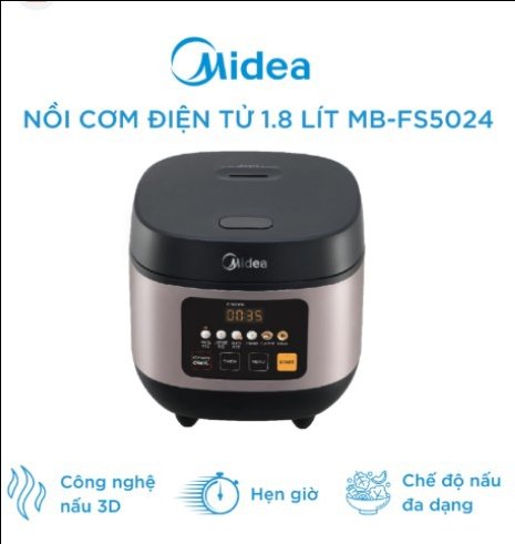 Nồi cơm điện Midea FS5024 (1th=4c)