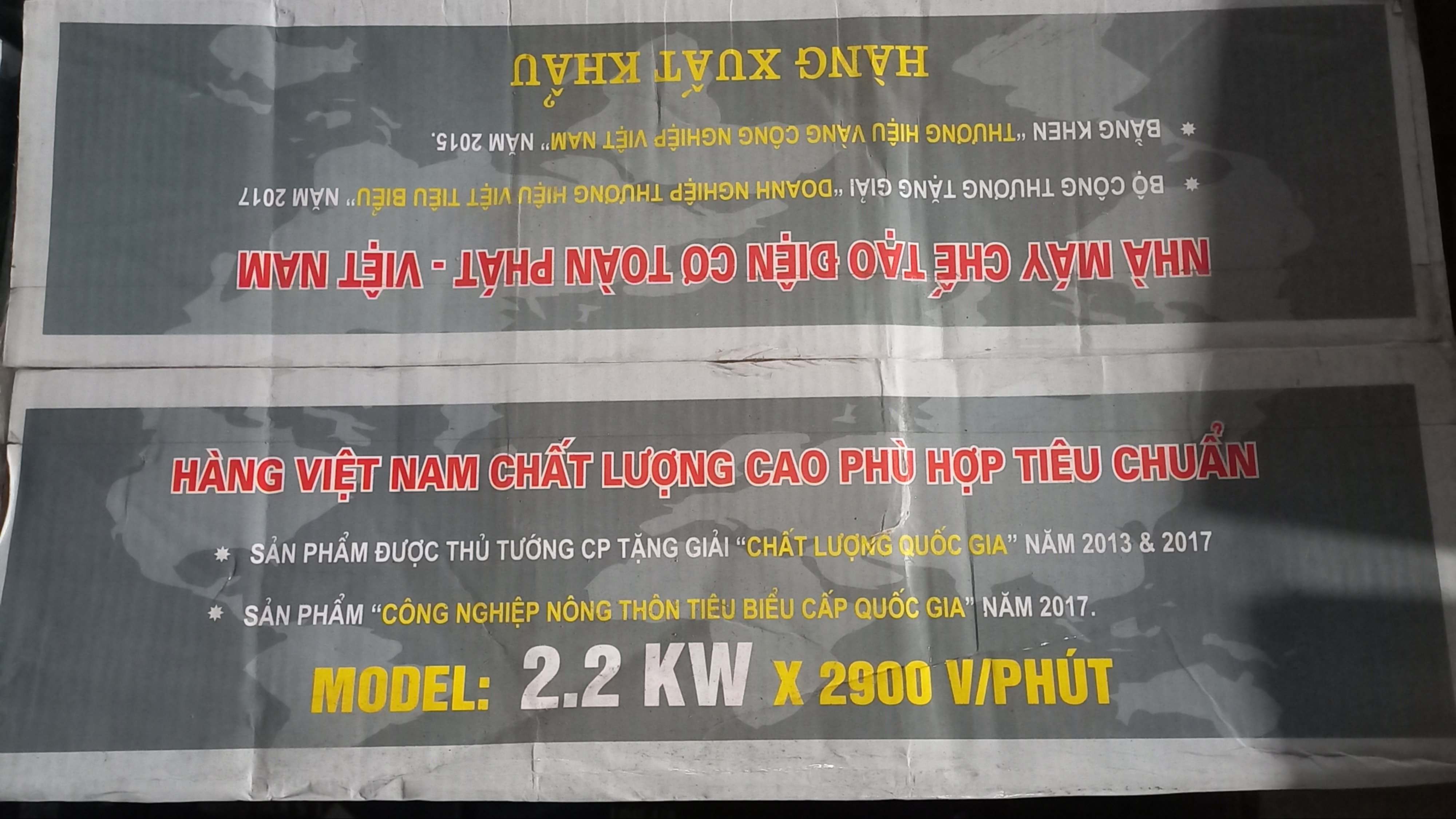 Mô tơ toàn phát 1pha 2.2KW-2  chạy nhanh