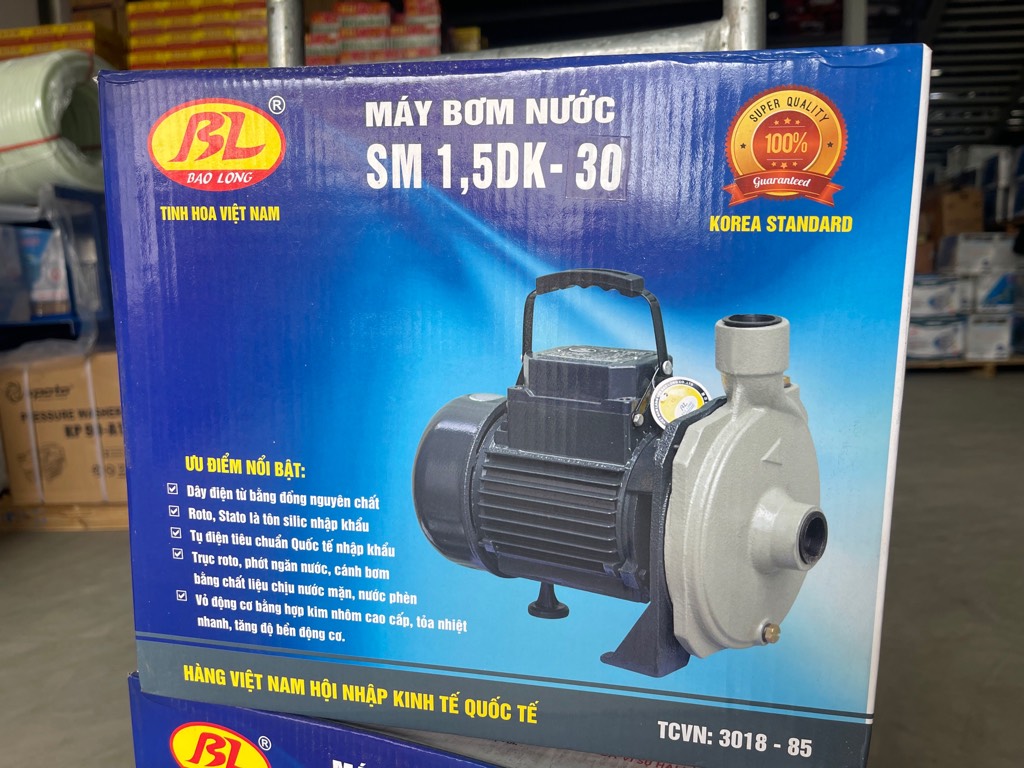 Máy bơm nước bảo long SM1.5DK-30+SM-30 (bơm đĩa)