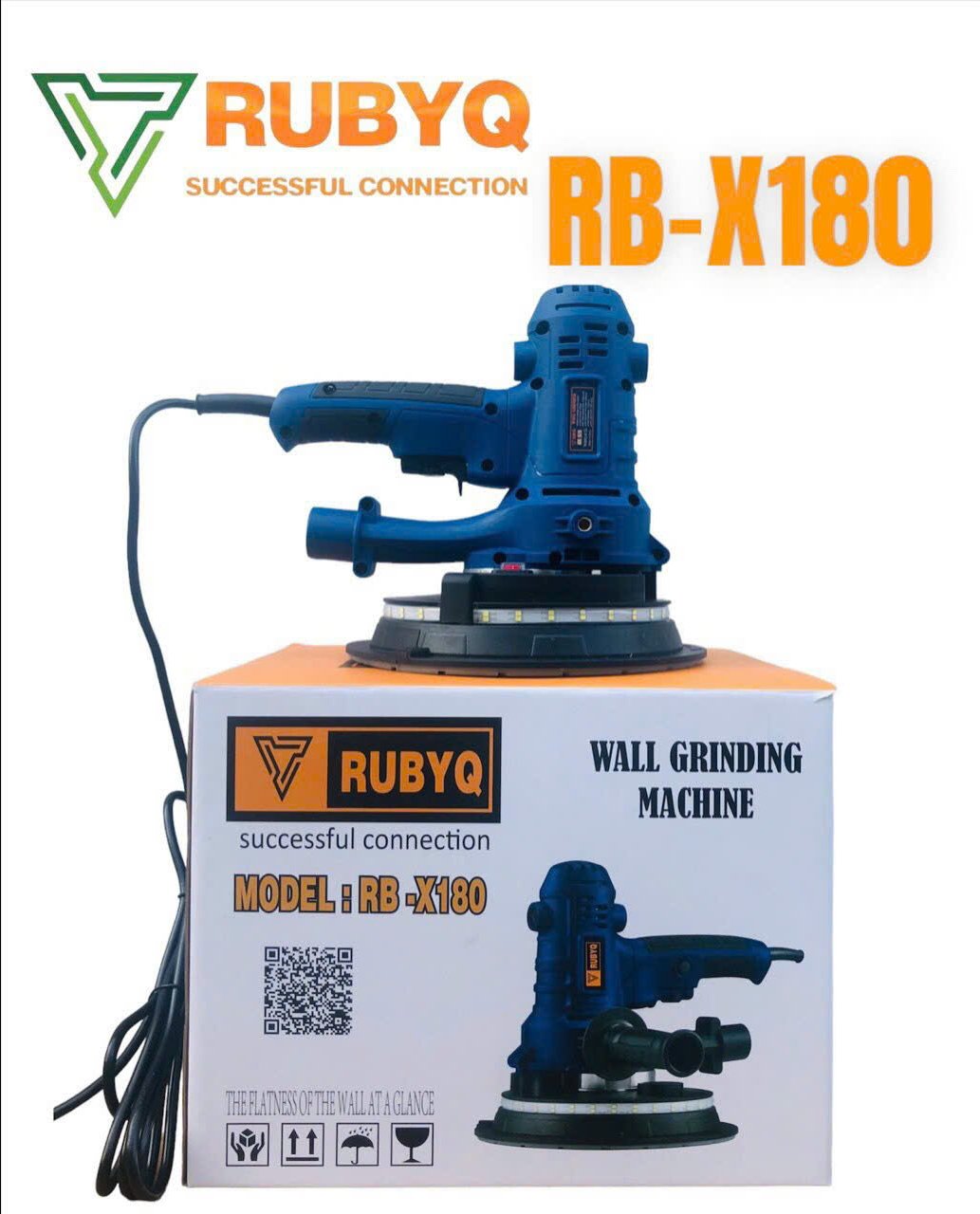 Máy xoa tường RUBYQ RB-X180 có đèn