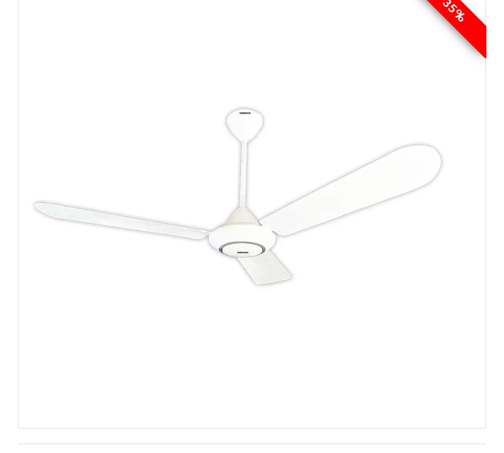 Quạt trần nanoco 3 cánh NCF5631 màu trắng