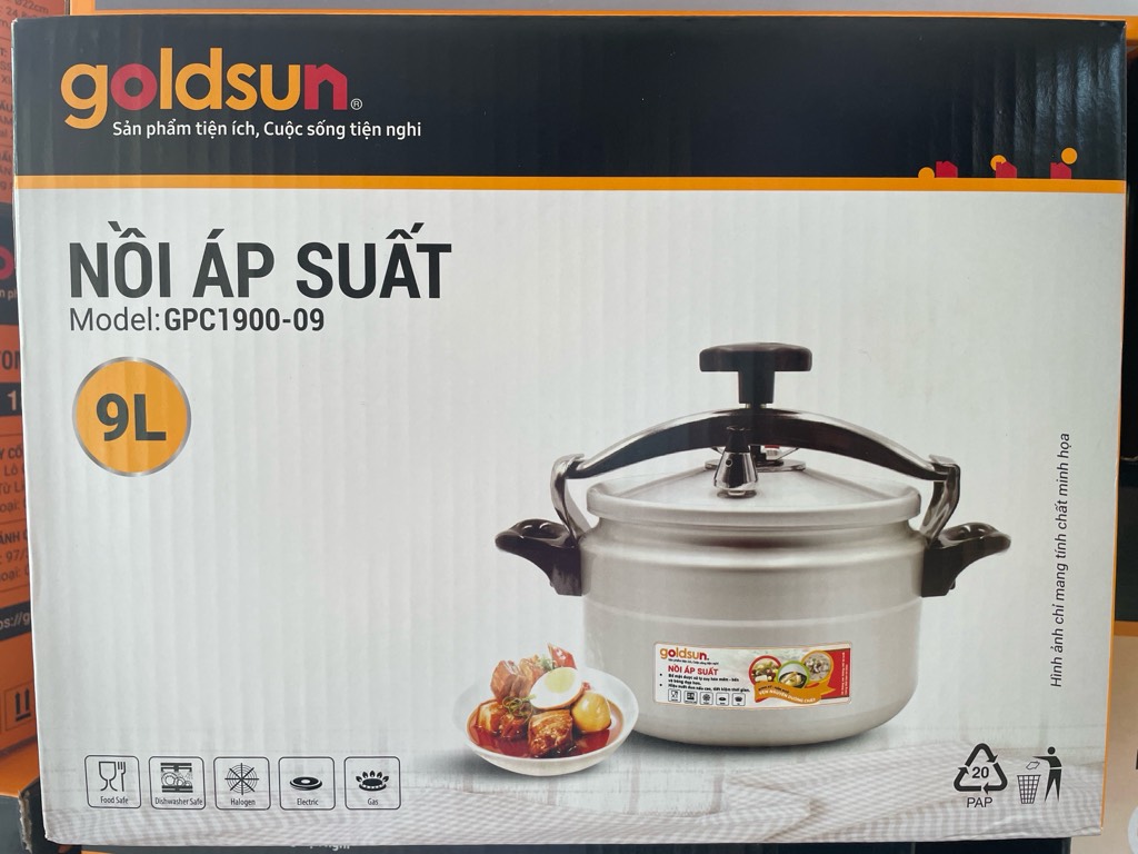 Nồi áp suất nhôm anod GPC1930-0.9IH đáy từ (1T=6c)