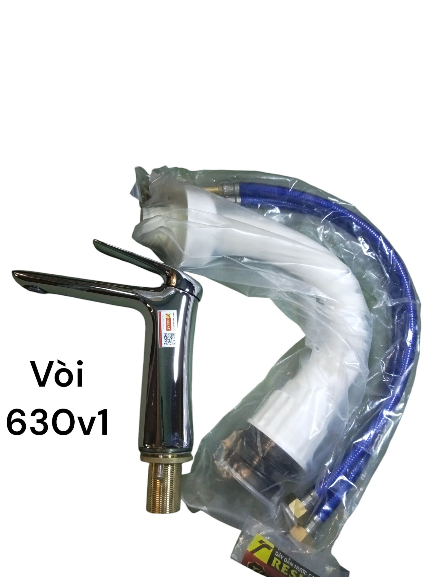 Bộ vòi chậu Treslaz nóng lạnh 1 lỗ V630V1