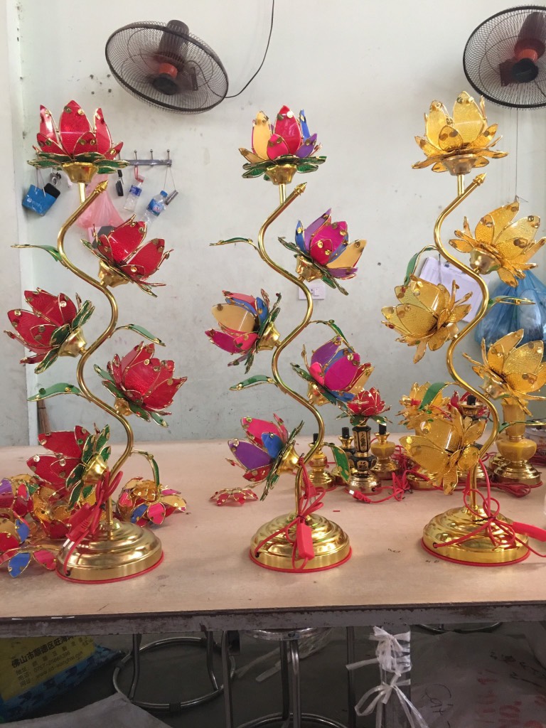 Đèn thờ cành  75P (5bông) (HP)