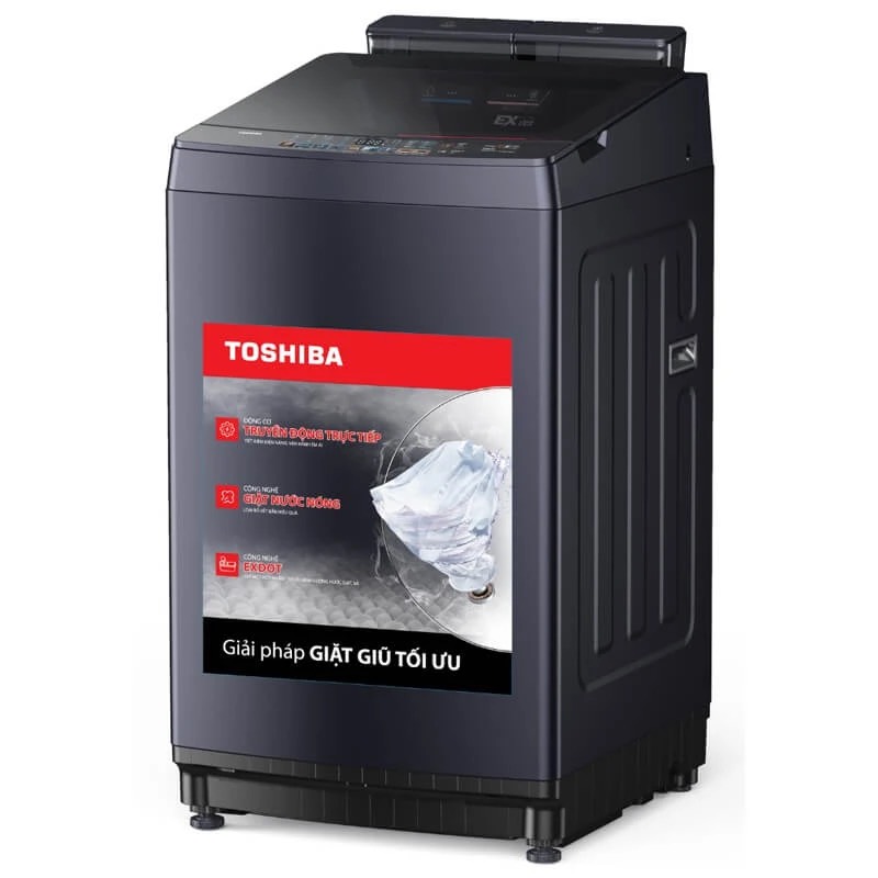 Máy giặt Toshiba DUHN1600LV (MG) 16kg cửa trên ghi chuyển động trực tiếp có chế độ giặt nước nóng