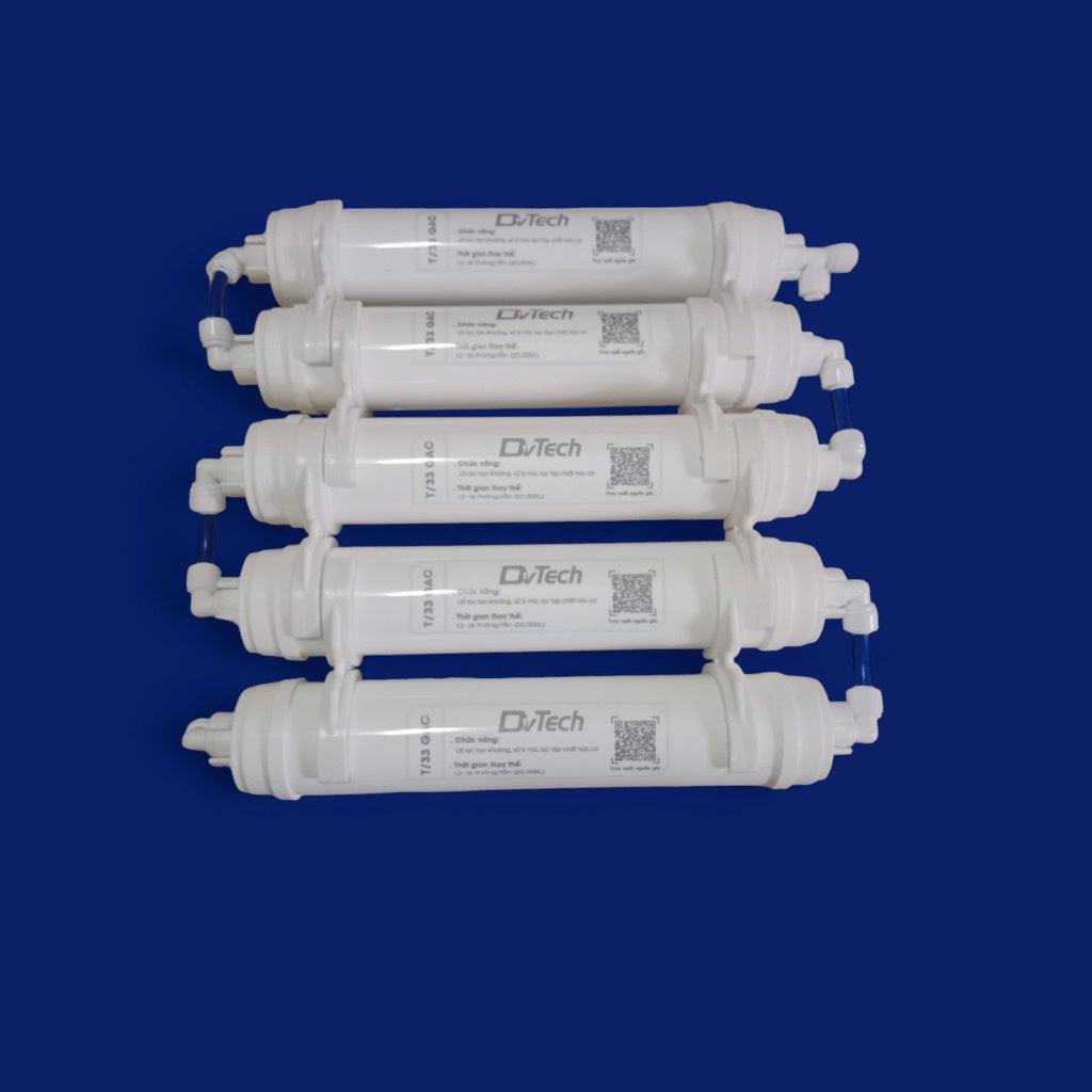 Bộ lọc nước DVTECH 5*6*7*8*9 (màu trắng) xịn