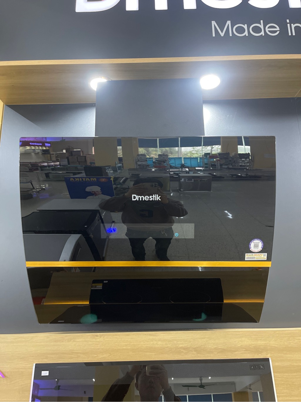 Quạt hút mùi DMESTIK TL4770DMK , Kính vát , cảm ứng