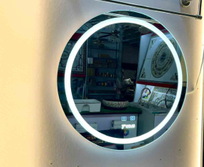 Gương Phòng tắm Treslaz G508 tròn 60x60 phôi bỉ+sấy