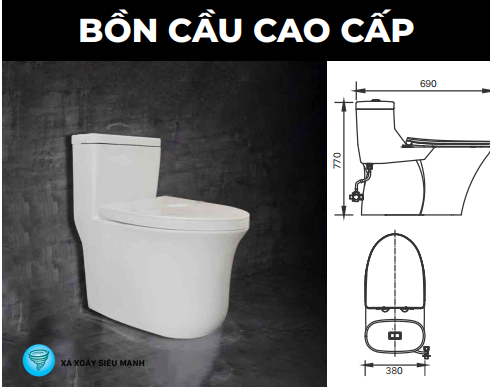 Bồn cầu vệ sinh Treslaz 812