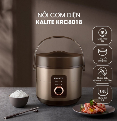Nồi cơm điện KALITE KRC8018