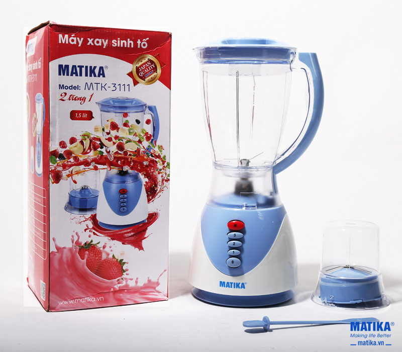 Máy xay sinh tố Matika MTK3111 (1th=6c)