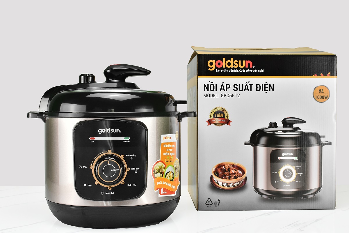 Nồi áp suất Goldsun GPC5512-6L (1T=2c)