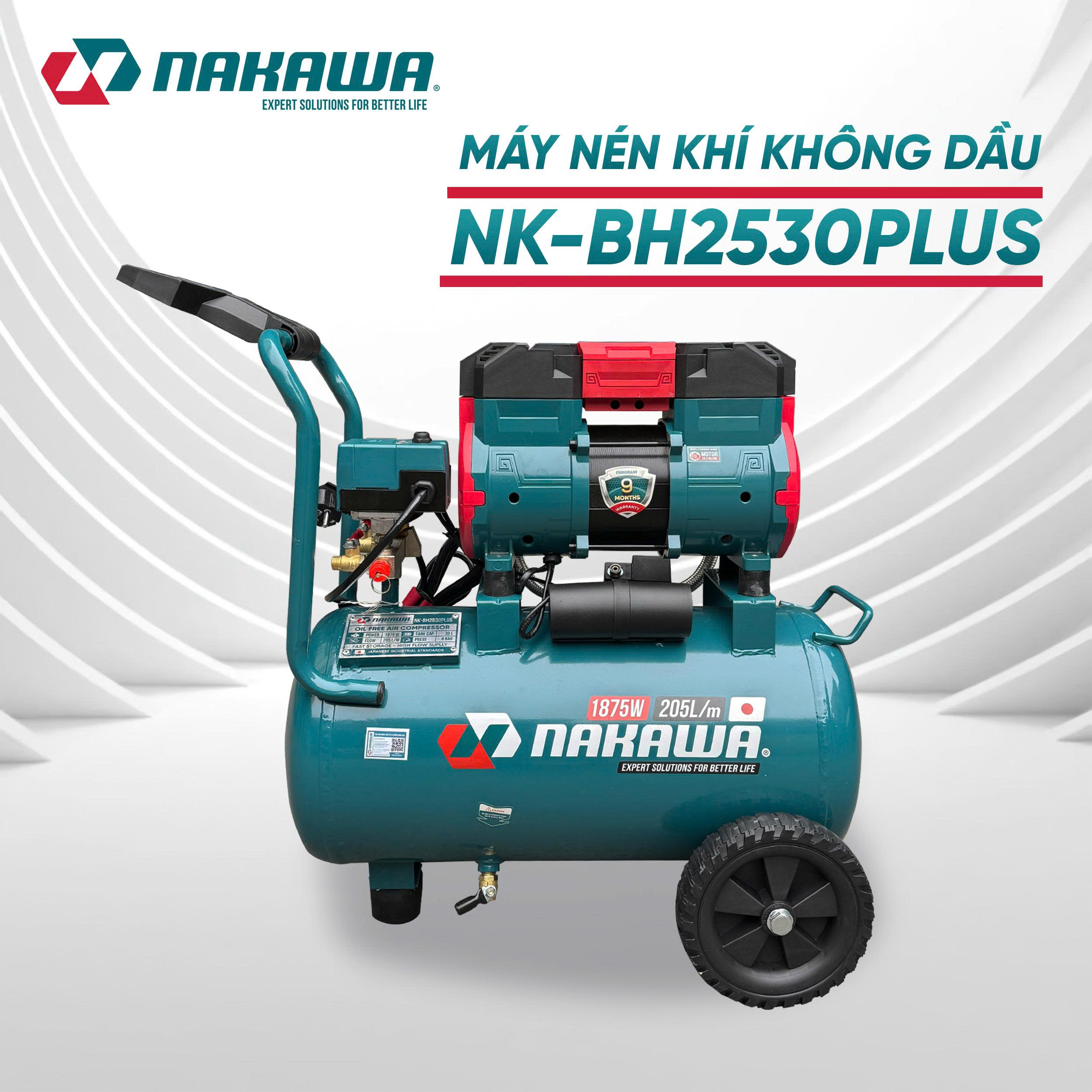 Máy nén khí không dầu NK-BH-2530PLUS
