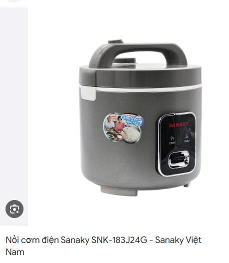 Nồi cơm điện Sanaky SNK-183J24G+182J24N