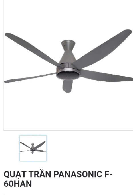 Quạt trần panasonic 5cánh F60HAN