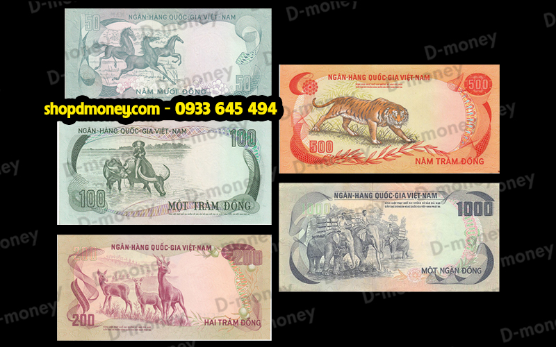 bộ tiền thú vnch 1972